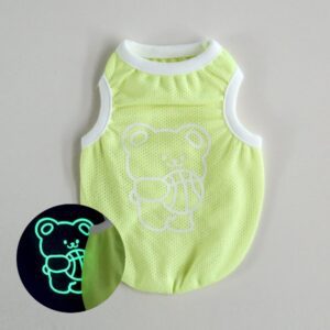 A glow in the dark shirt with a bear on it.