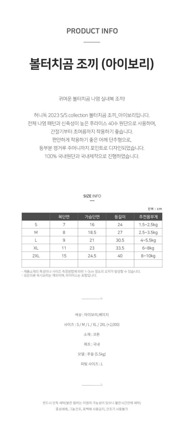 A table with the numbers and their weight.